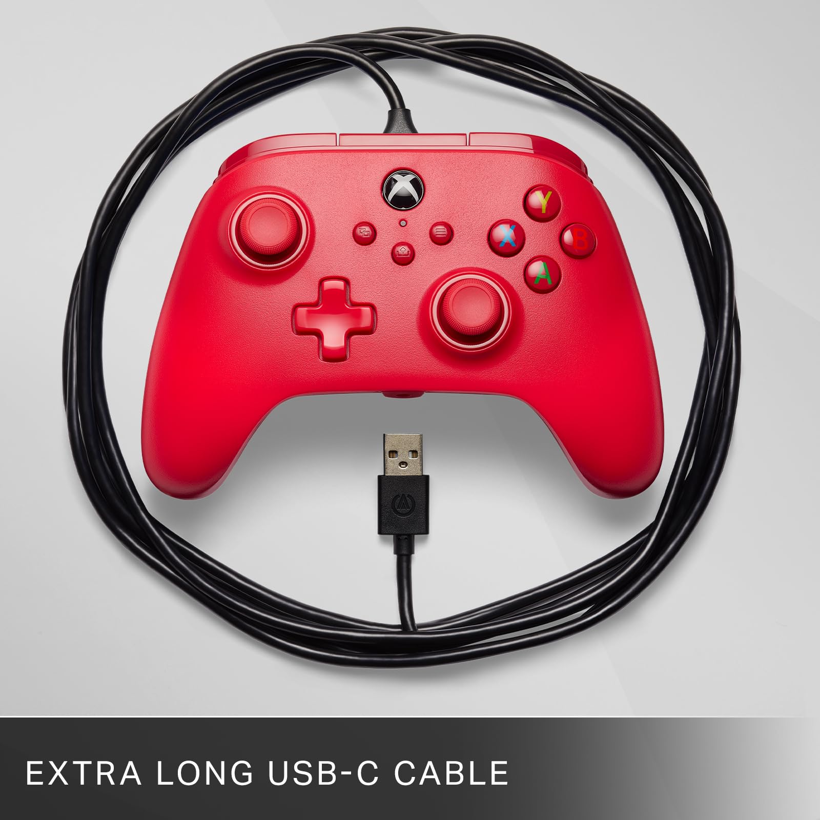 Foto 6 pulgar | Controlador Con Cable Gamepad Powera Para Xbox Series X|s - Rojo - Venta Internacional.