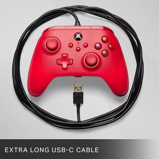 Foto 5 | Controlador Con Cable Gamepad Powera Para Xbox Series X|s - Rojo - Venta Internacional.