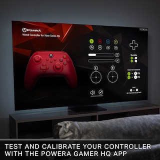 Foto 7 | Controlador Con Cable Gamepad Powera Para Xbox Series X|s - Rojo - Venta Internacional.