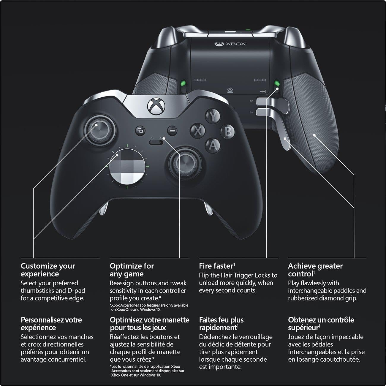 Foto 6 pulgar | Controlador Microsoft Bluetooth Elite Series 2 Xbox One - Venta Internacional.