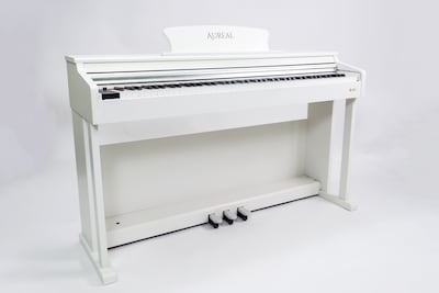Foto 2 | Piano Digital Aureal B-91 color Blanco con 88 Teclas Pesadas Touch MP3