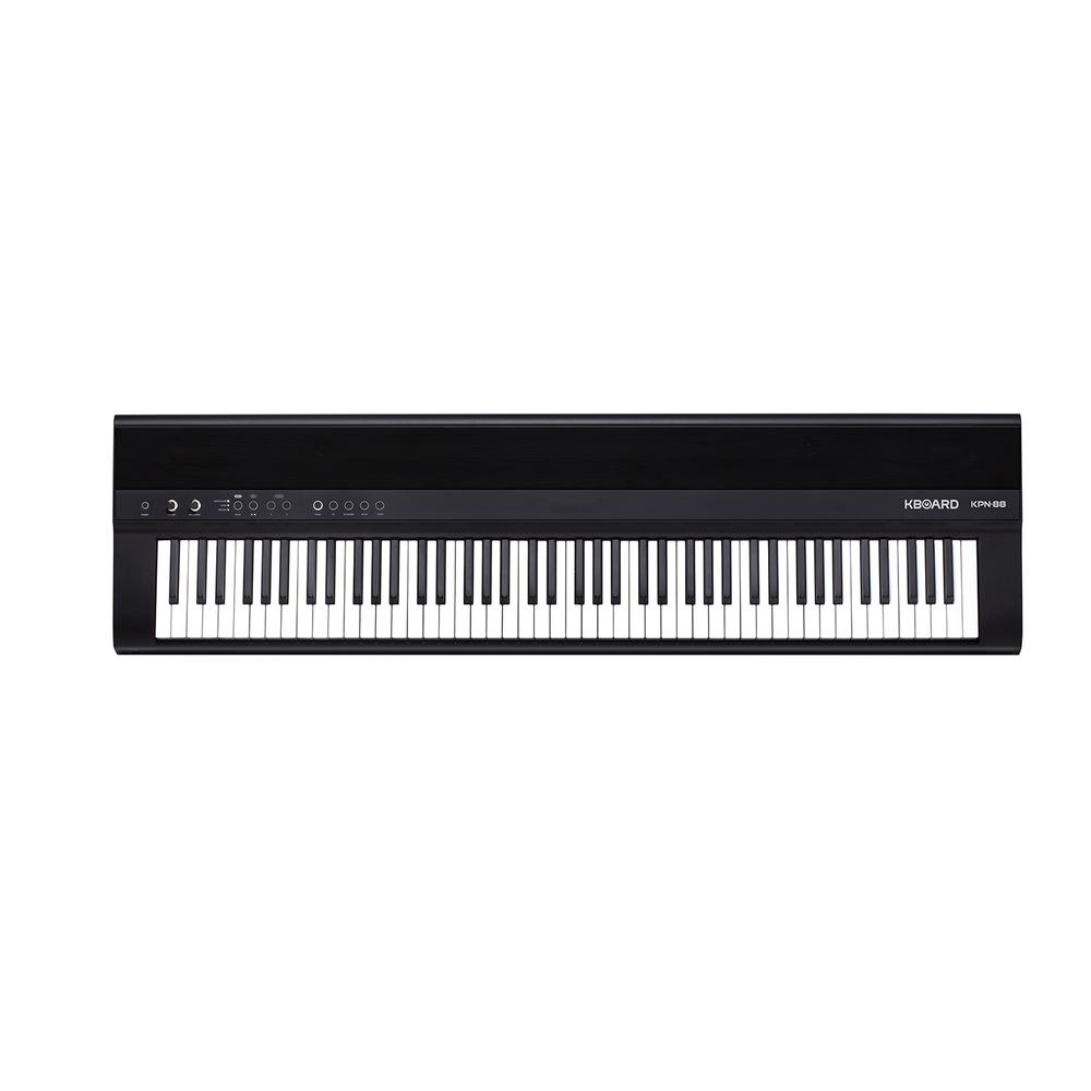 Piano Digital Slim Kpn-88 Kboard Negro de 88 Teclas Pesadas