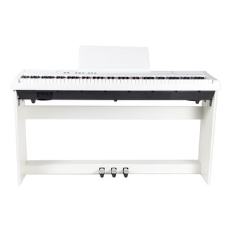 Foto 1 | Piano Digital Aureal S-192 Wh y Base Aws88k-wh de Madera color Blanco
