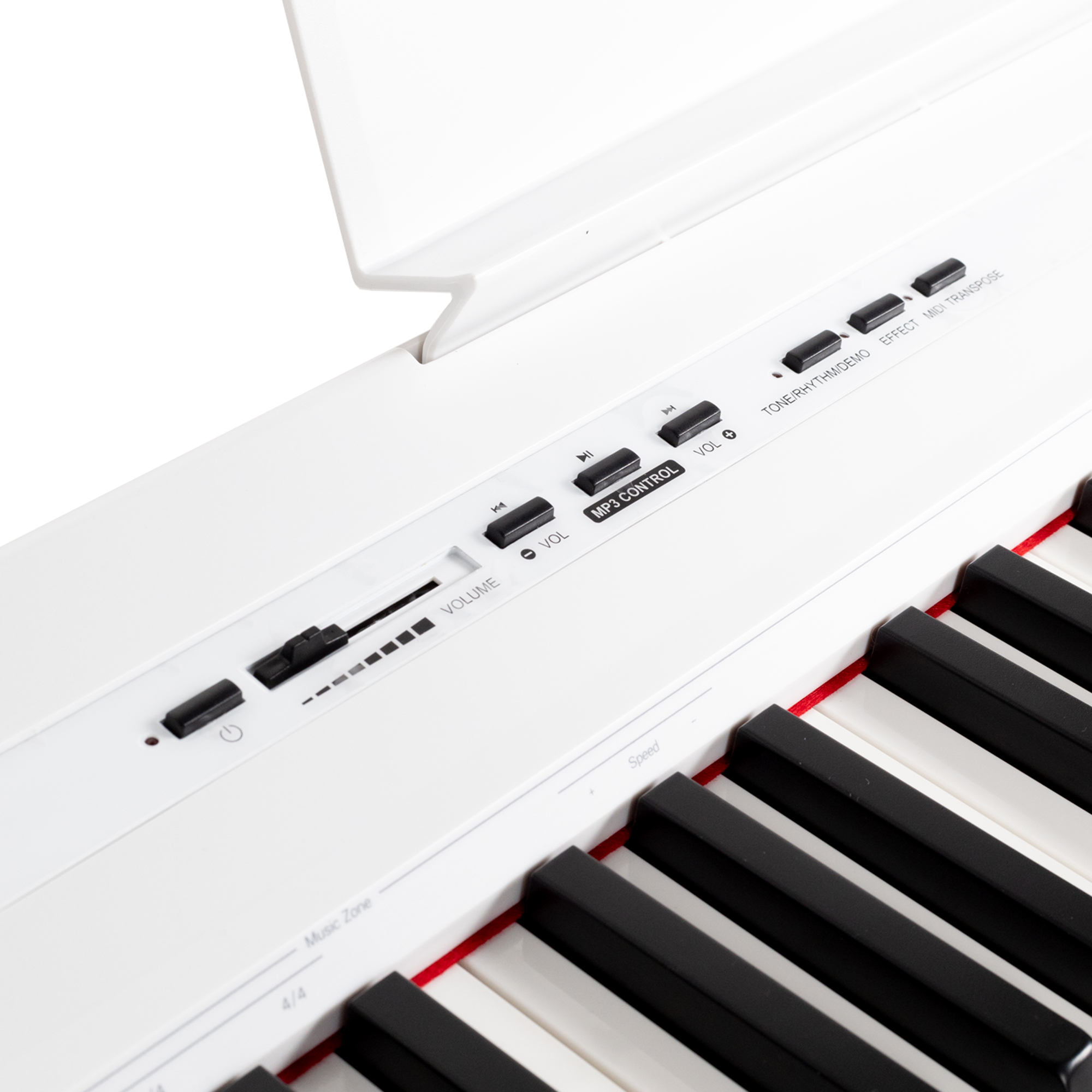 Foto 7 pulgar | Piano Digital Aureal Portátil 88 Teclas con Peso Touch S-192 color Blanco