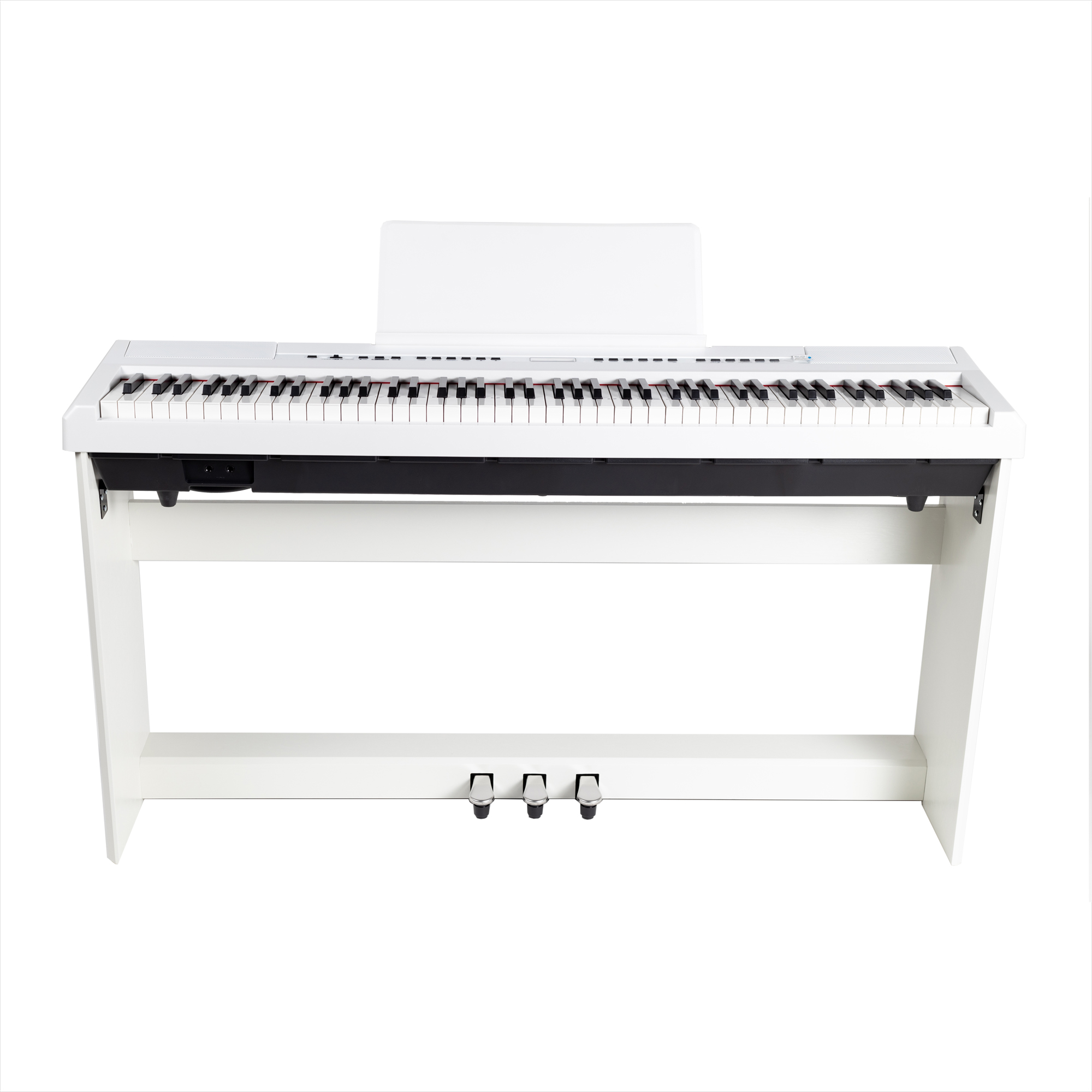 Foto 3 pulgar | Piano Digital con Base Aureal de 88 Teclas color Blanco