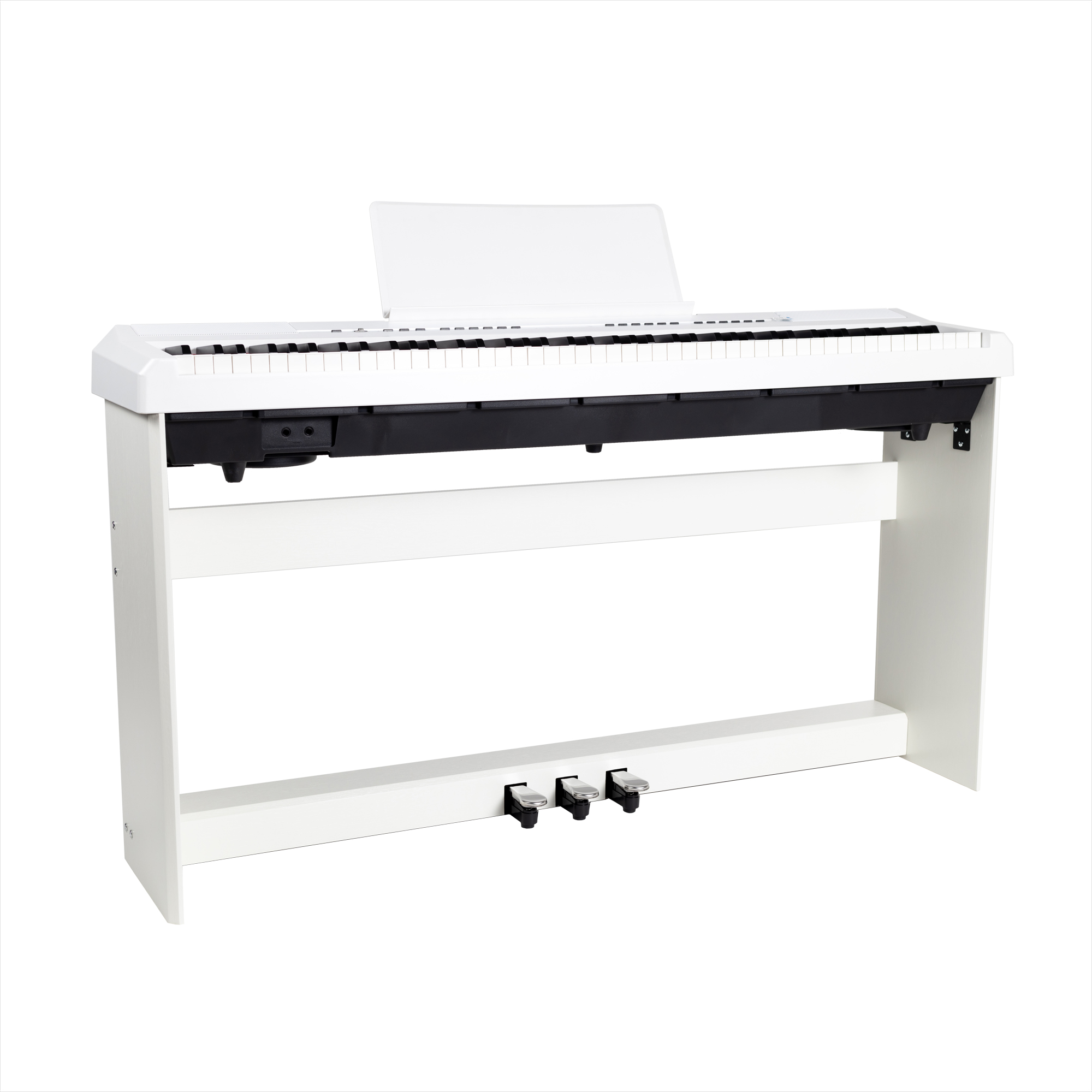 Foto 4 pulgar | Piano Digital con Base Aureal de 88 Teclas color Blanco