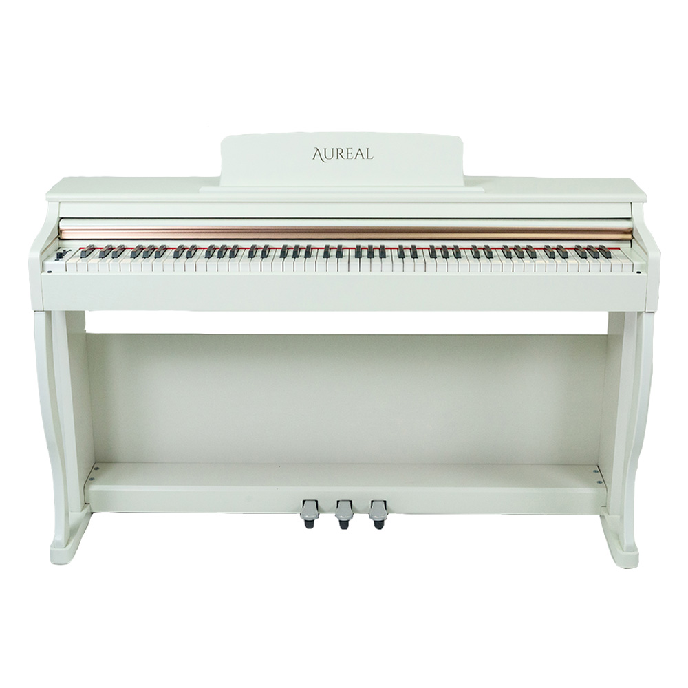 Piano Digital Aureal 88 Teclas Pesada Touch Mp3 B89 color Blanco