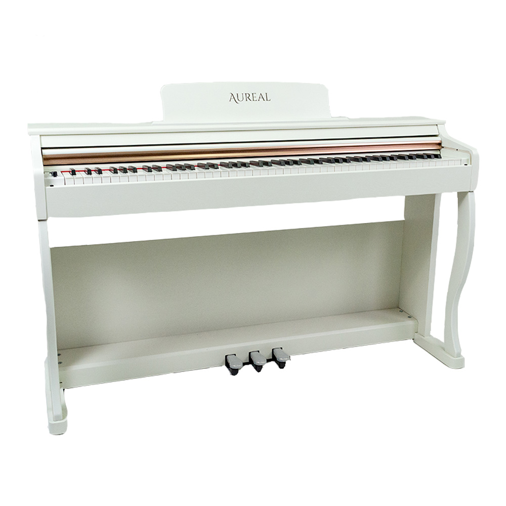 Foto 3 | Piano Digital Aureal 88 Teclas Pesada Touch Mp3 B89 color Blanco