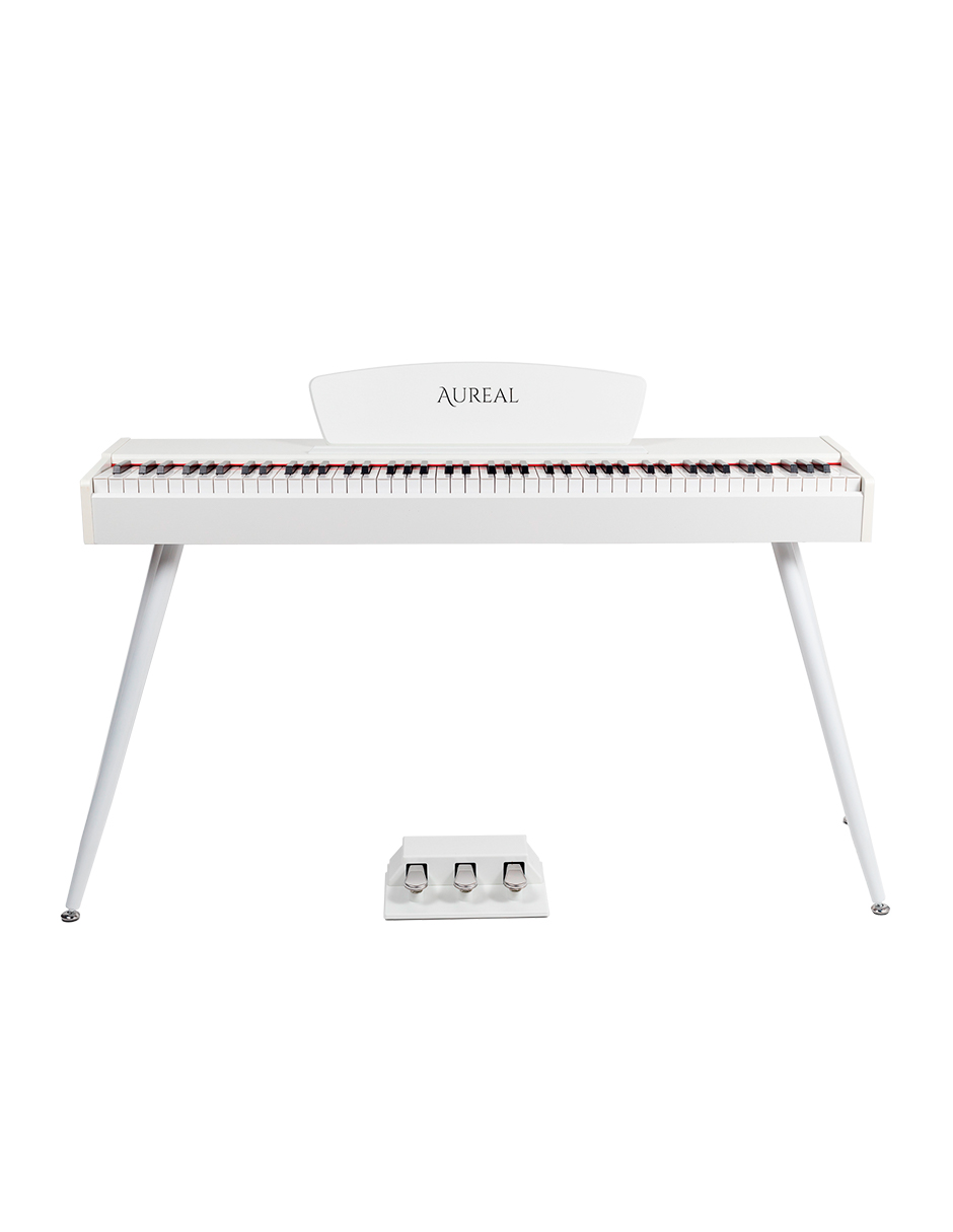 Piano Digital Aureal 88 Teclas Pesada Touch S-195 Wh Color Blanco