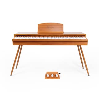 Foto 1 | Piano Digital Aureal B-83 Marrón Deslizable 88 Teclas Contrapesada