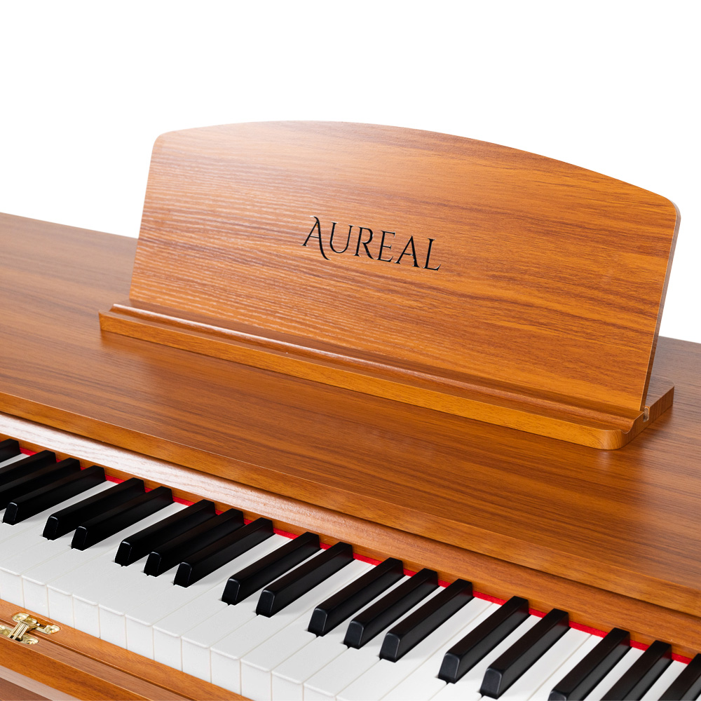Foto 5 pulgar | Piano Digital Aureal B-83 Marrón Deslizable 88 Teclas Contrapesada