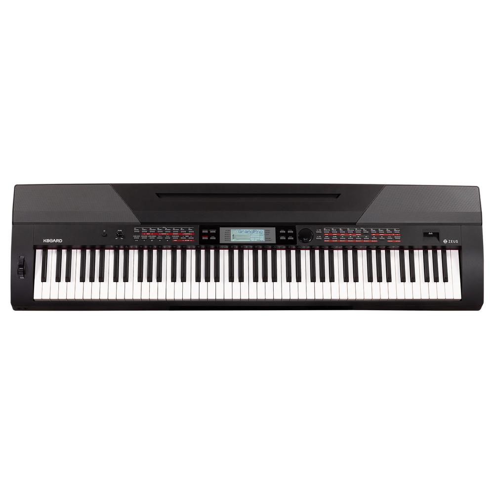 Foto 2 pulgar | Piano Digital Compacto con 88 Teclas Pesadas Keyboard Zeus Negro 2x20w