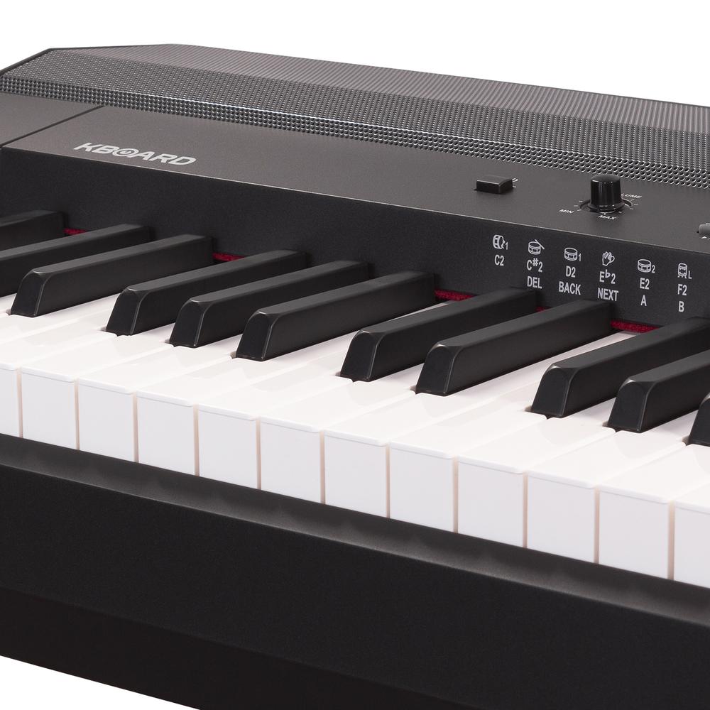 Foto 7 pulgar | Piano Digital Compacto con 88 Teclas Pesadas Keyboard Zeus Negro 2x20w