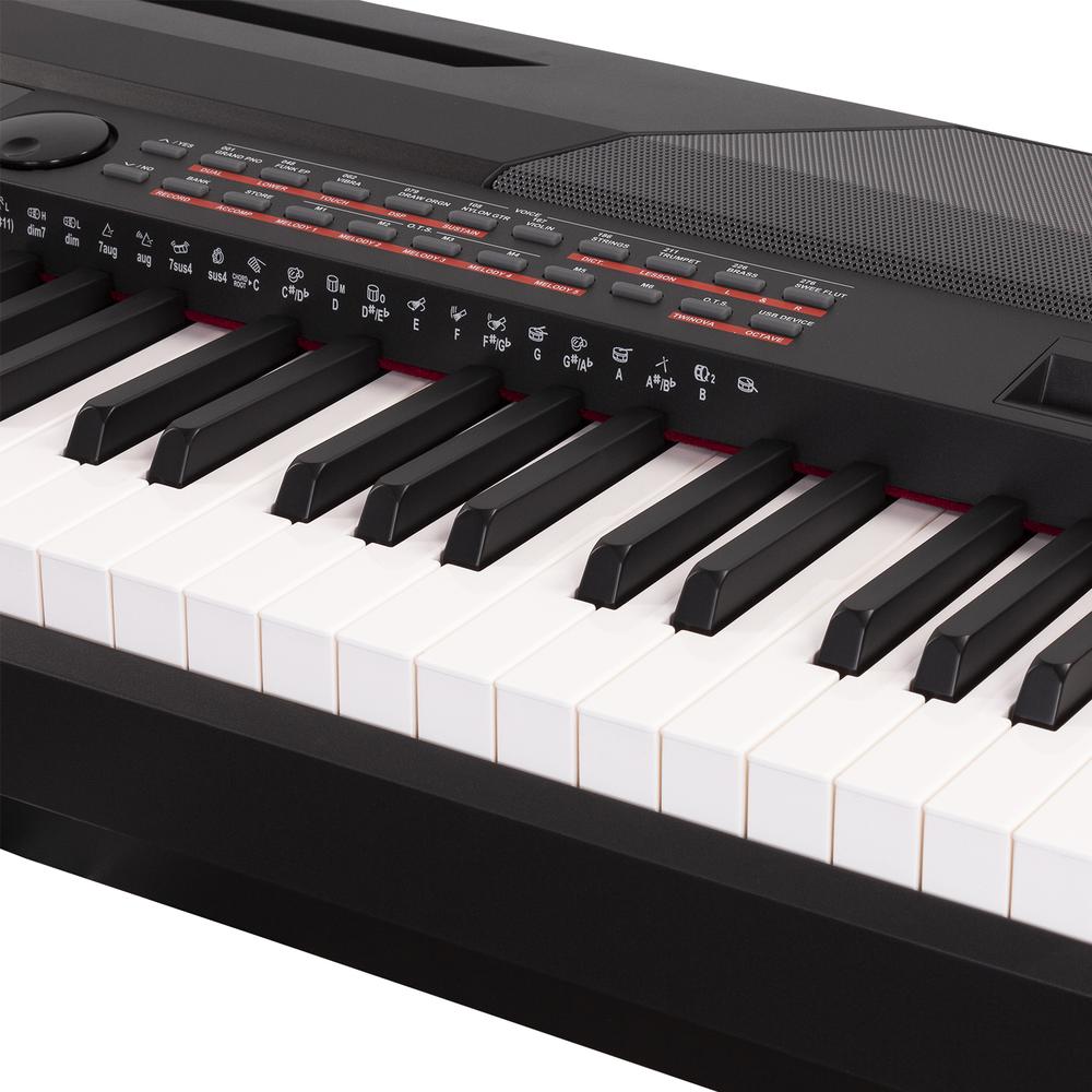 Foto 7 | Piano Digital Compacto con 88 Teclas Pesadas Keyboard Zeus Negro 2x20w