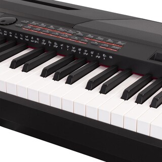 Foto 7 | Piano Digital Compacto con 88 Teclas Pesadas Keyboard Zeus Negro 2x20w