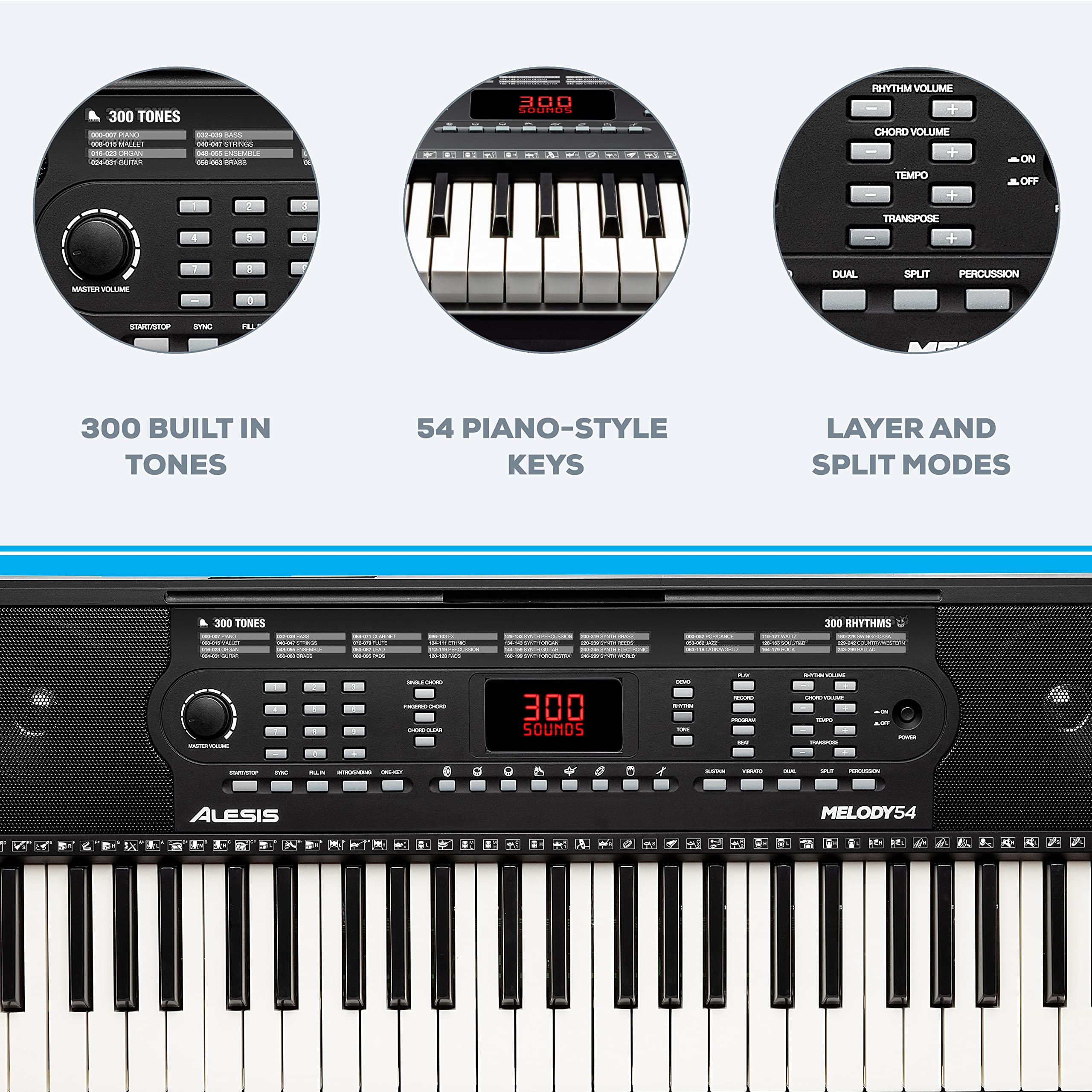 Foto 2 | Teclado Eléctrico Piano Digital Alesis Melody 54 Teclas - Venta Internacional.
