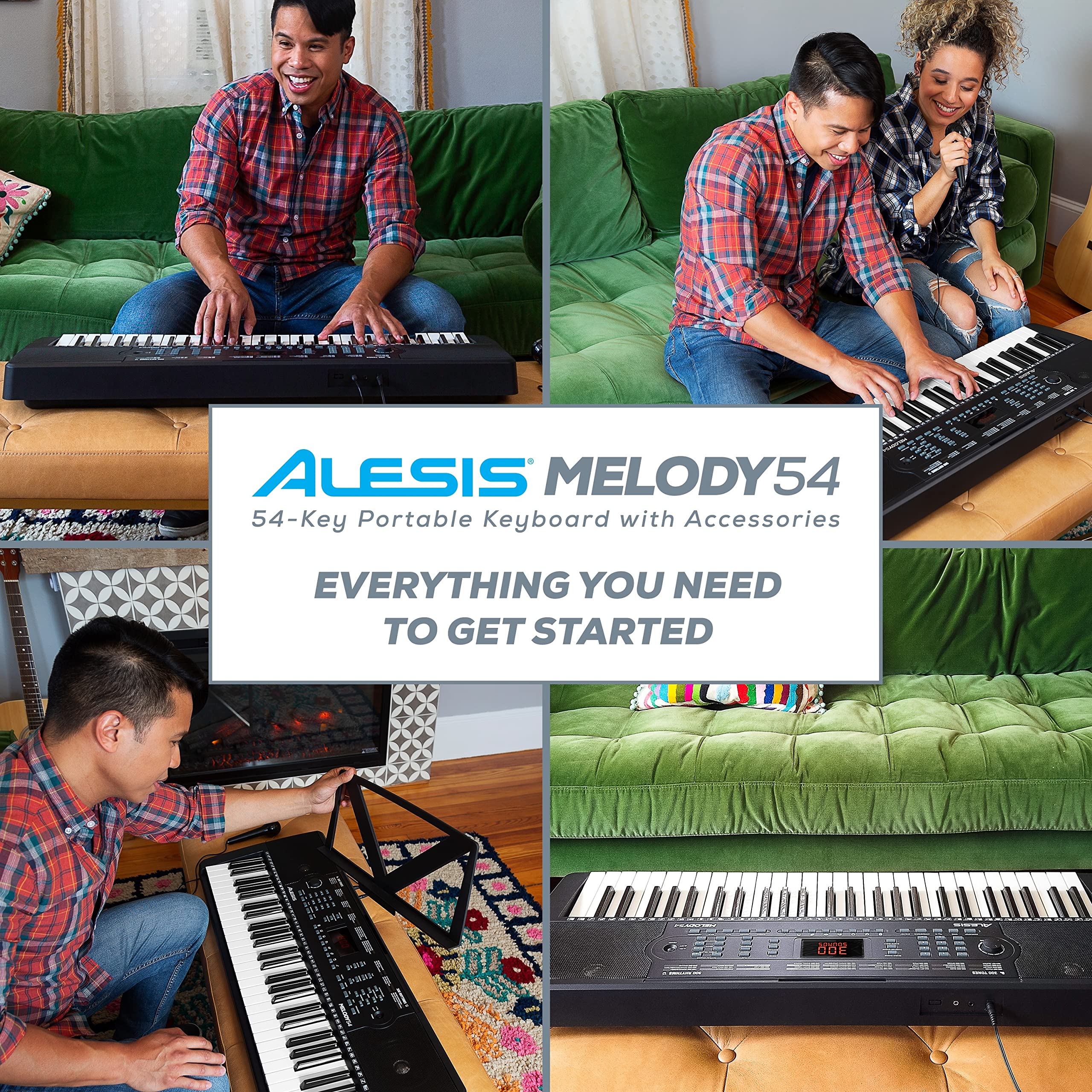 Foto 7 pulgar | Teclado Eléctrico Piano Digital Alesis Melody 54 Teclas - Venta Internacional.