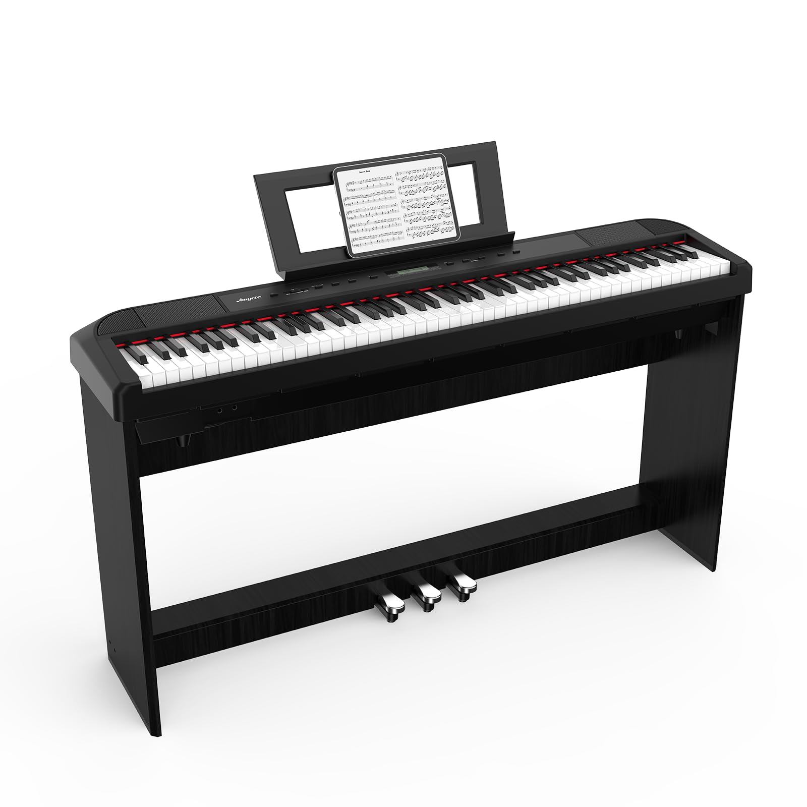 Foto 1 | Piano Digital Gaomon Con Martillo Pesado De 88 Teclas De Tamaño Completo - Venta Internacional.