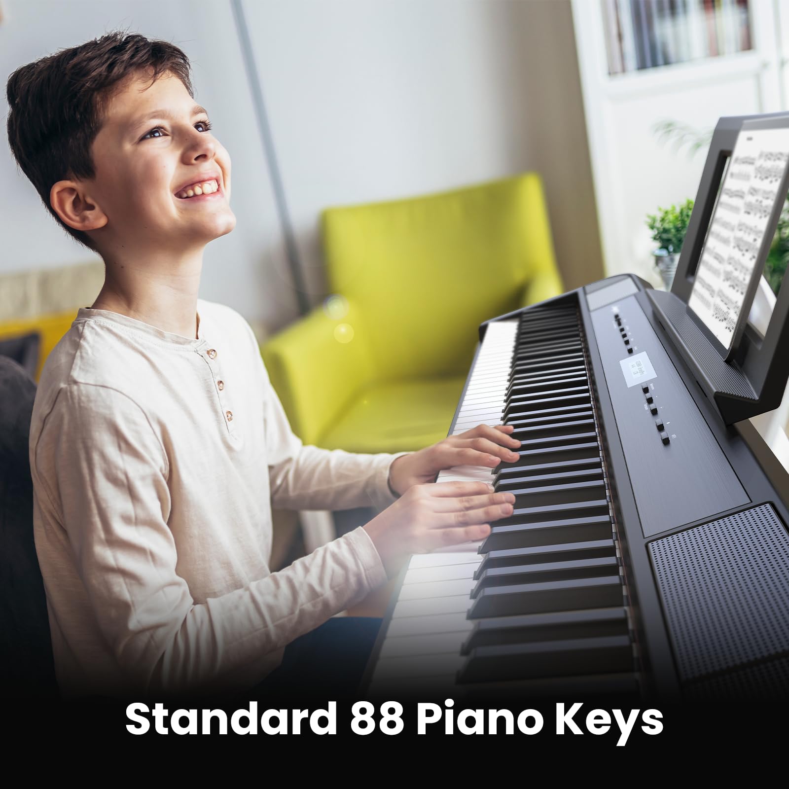 Foto 2 | Piano Digital Gaomon Con Martillo Pesado De 88 Teclas De Tamaño Completo - Venta Internacional.