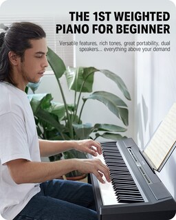 Foto 2 | Piano Digital Donner Dep-20 Teclado Pesado De 88 Teclas De Tamaño Completo - Venta Internacional.
