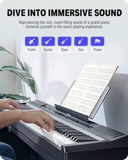 Foto 4 | Piano Digital Donner Dep-20 Teclado Pesado De 88 Teclas De Tamaño Completo - Venta Internacional.