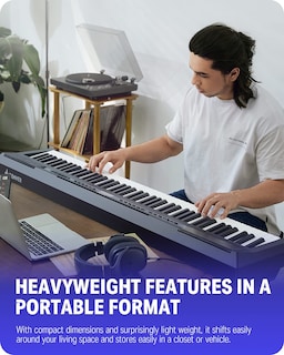 Foto 6 | Piano Digital Donner Dep-20 Teclado Pesado De 88 Teclas De Tamaño Completo - Venta Internacional.