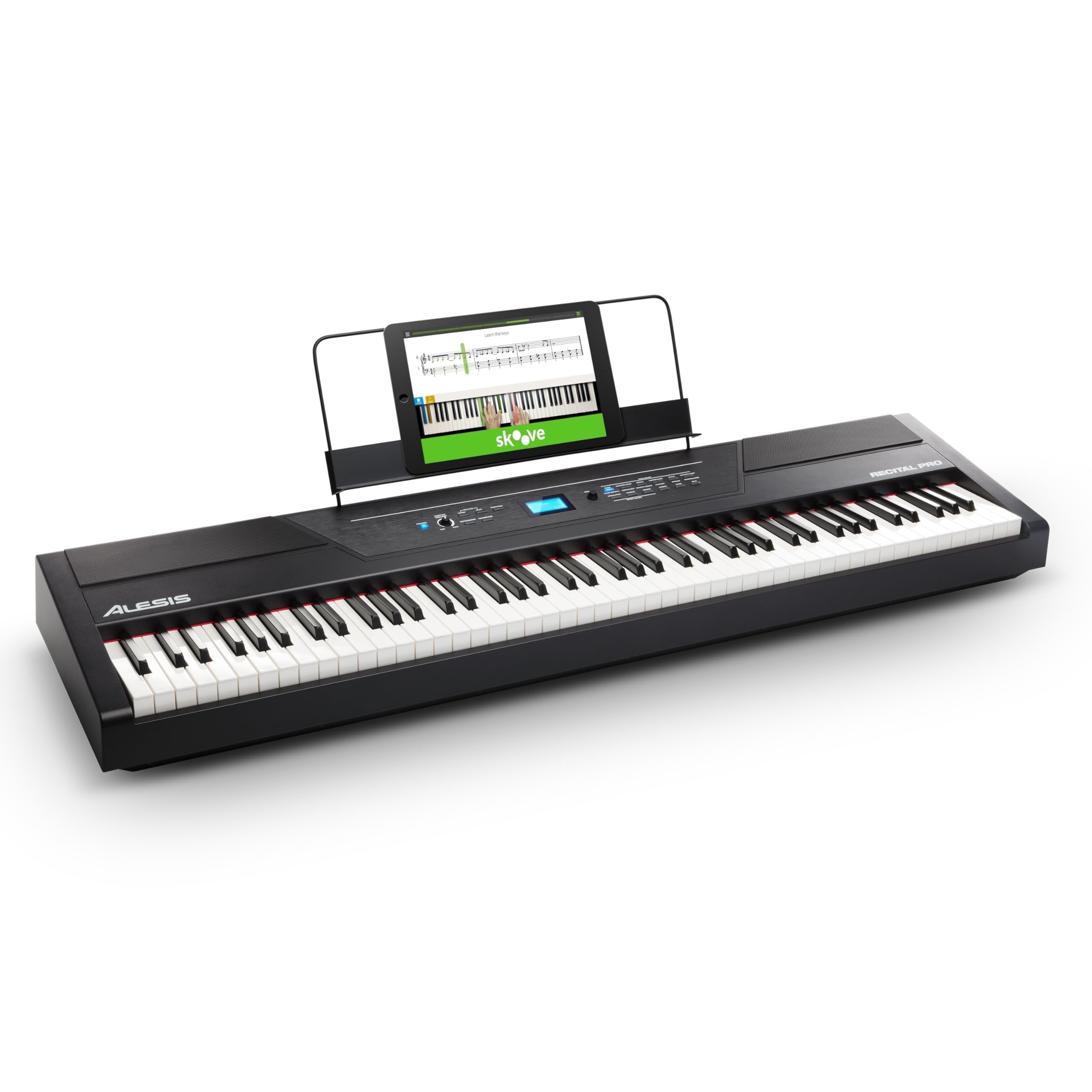 Foto 2 pulgar | Piano Digital Alesis Recital Pro De 88 Teclas Con Teclas Ponderadas - Venta Internacional.