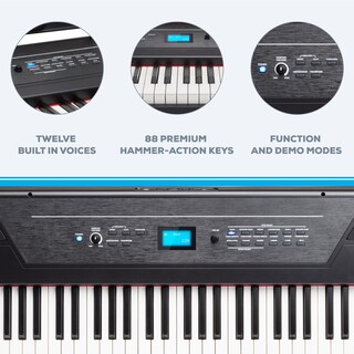 Foto 2 | Piano Digital Alesis Recital Pro De 88 Teclas Con Teclas Ponderadas - Venta Internacional.