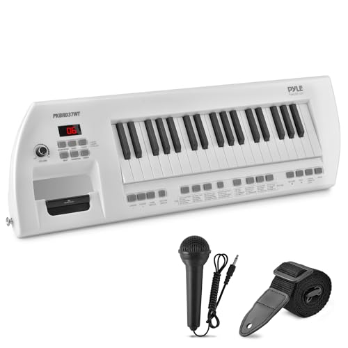 Foto 4 pulgar | Piano Eléctrico Pyle Pkbrd37wt De 37 Teclas Con Altavoces Y Micrófono, Color Blanco - Venta Internacional.