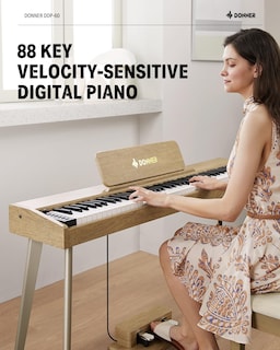 Foto 2 | Piano Digital Donner Ddp-60 De 88 Teclas Con Pedal Para Principiantes - Venta Internacional.
