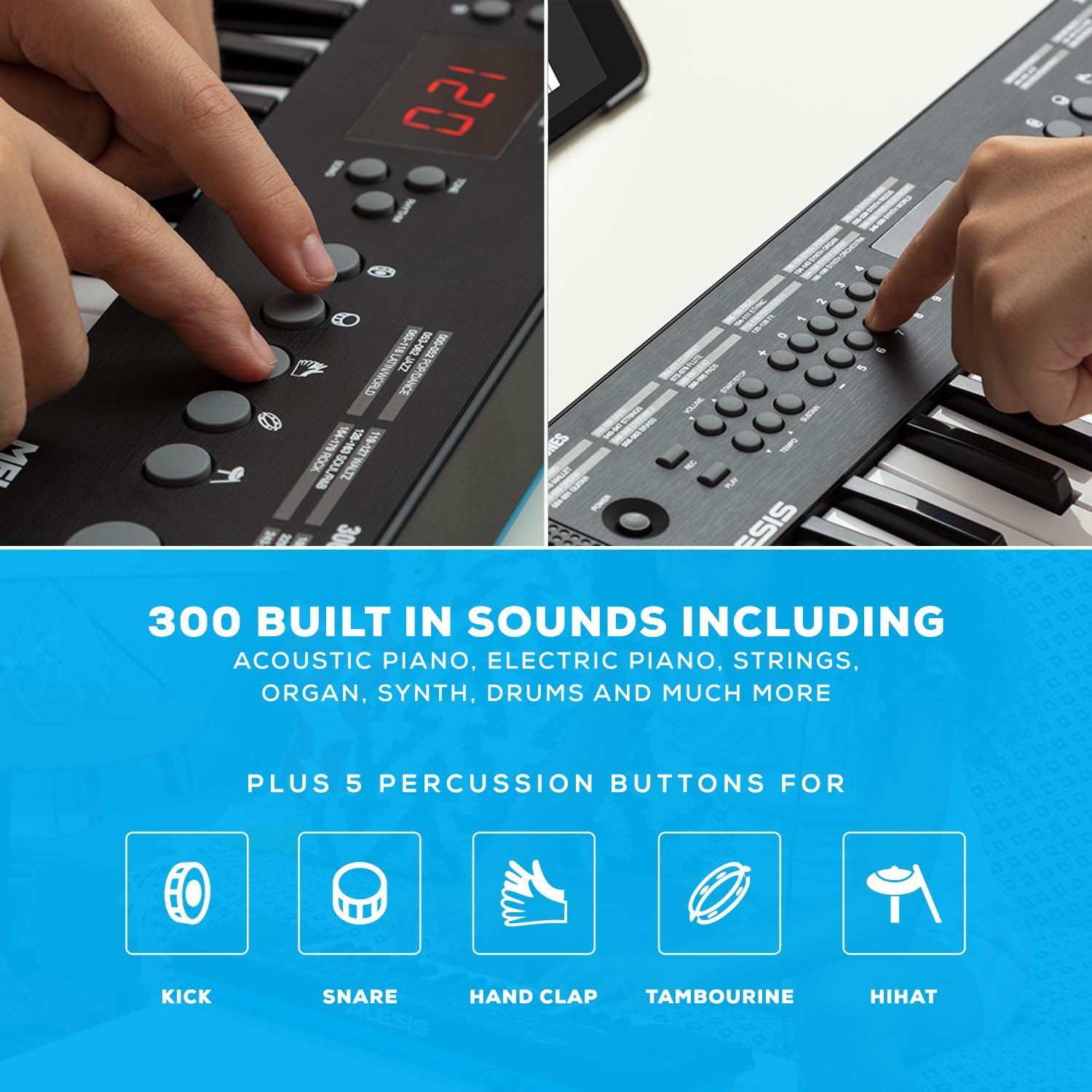 Foto 3 | Teclado Eléctrico Piano Digital Alesis Melody 32 - Venta Internacional.
