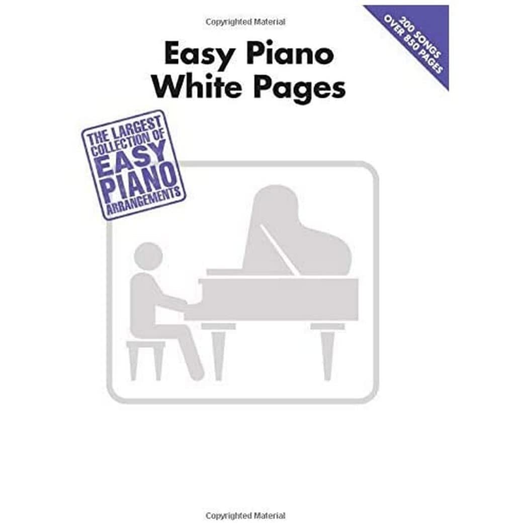 Foto 2 pulgar | Páginas Blancas De Easy Piano Usadas Por Hal Leonard - Venta Internacional.