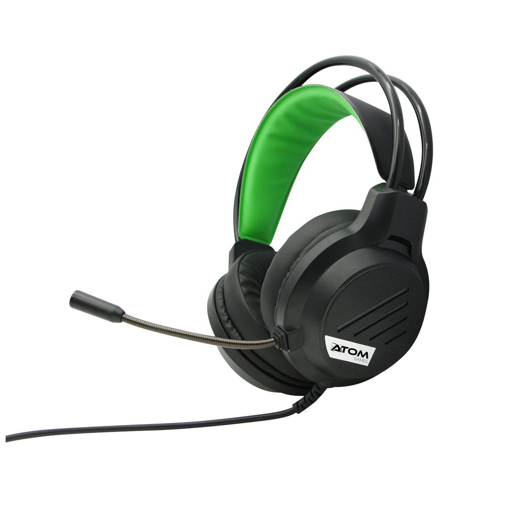 Foto 4 pulgar | Auriculares Atom Games AGXBOXS-001D con Cable Y Micrófono color Verde