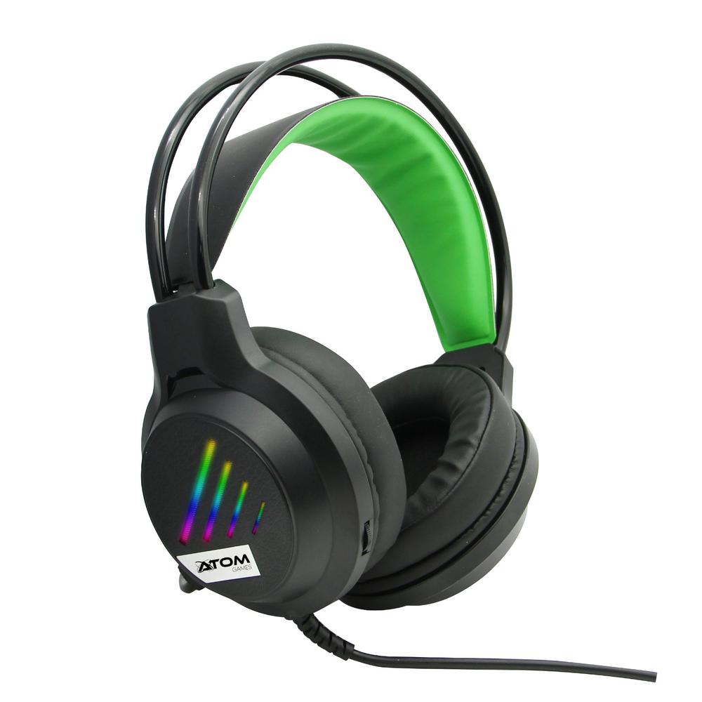 Foto 5 pulgar | Auriculares Atom Games AGXBOXS-001D con Cable Y Micrófono color Verde