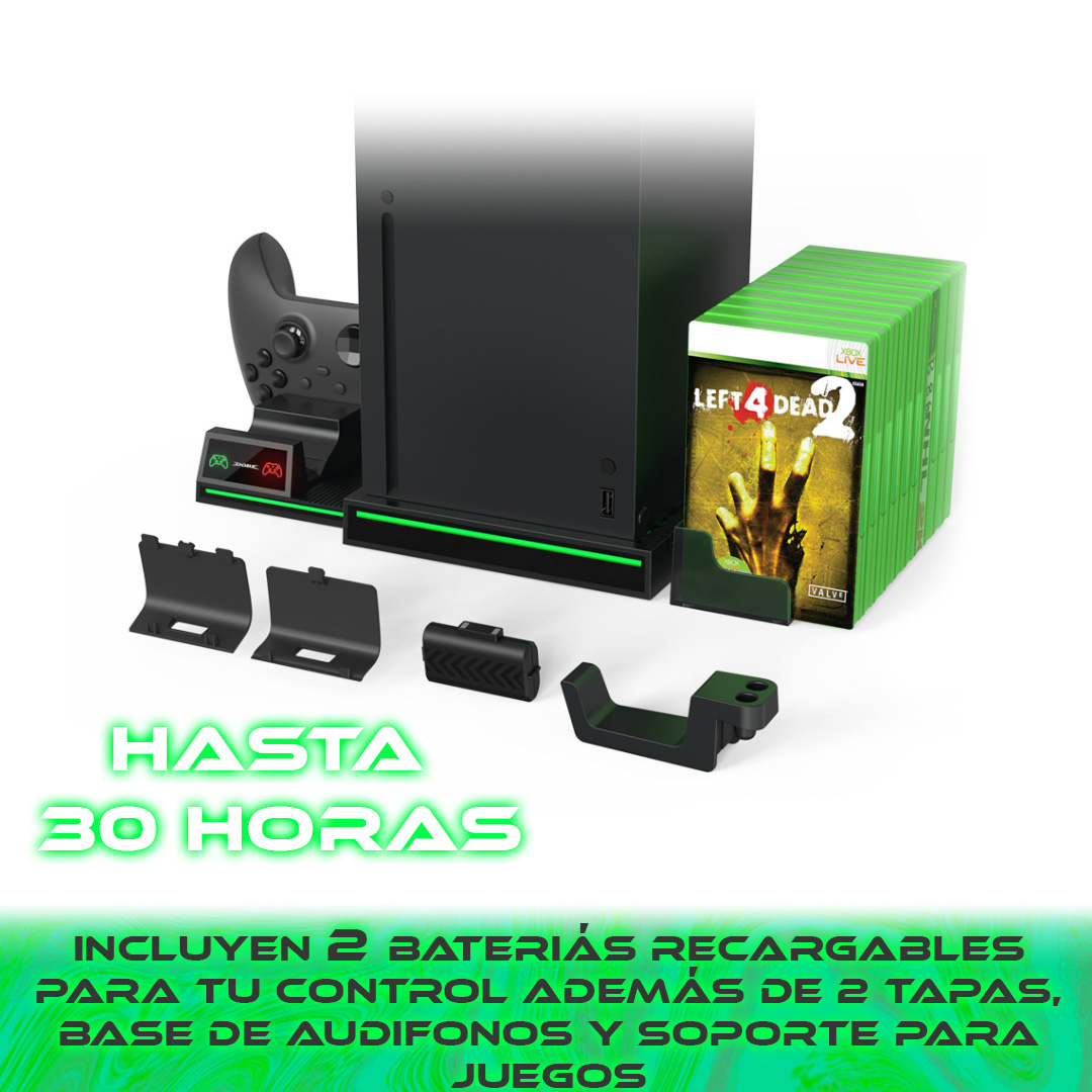 Foto 5 pulgar | Estación De Carga Store Cline 2 Baterías Recargables Compatible Con Xbox Series X