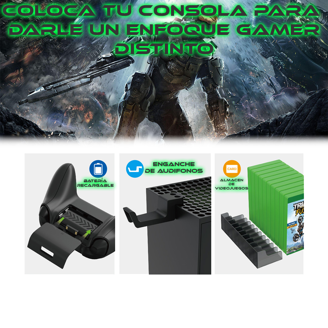 Foto 6 pulgar | Estación De Carga Store Cline 2 Baterías Recargables Compatible Con Xbox Series X