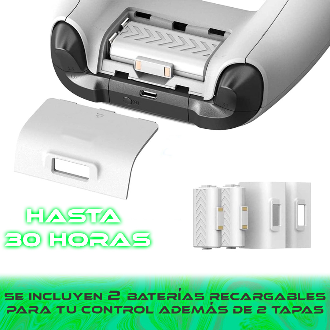 Foto 5 pulgar | Estación de Carga Multifuncional Doble para Xbox Series S con 2 Baterías Recargables