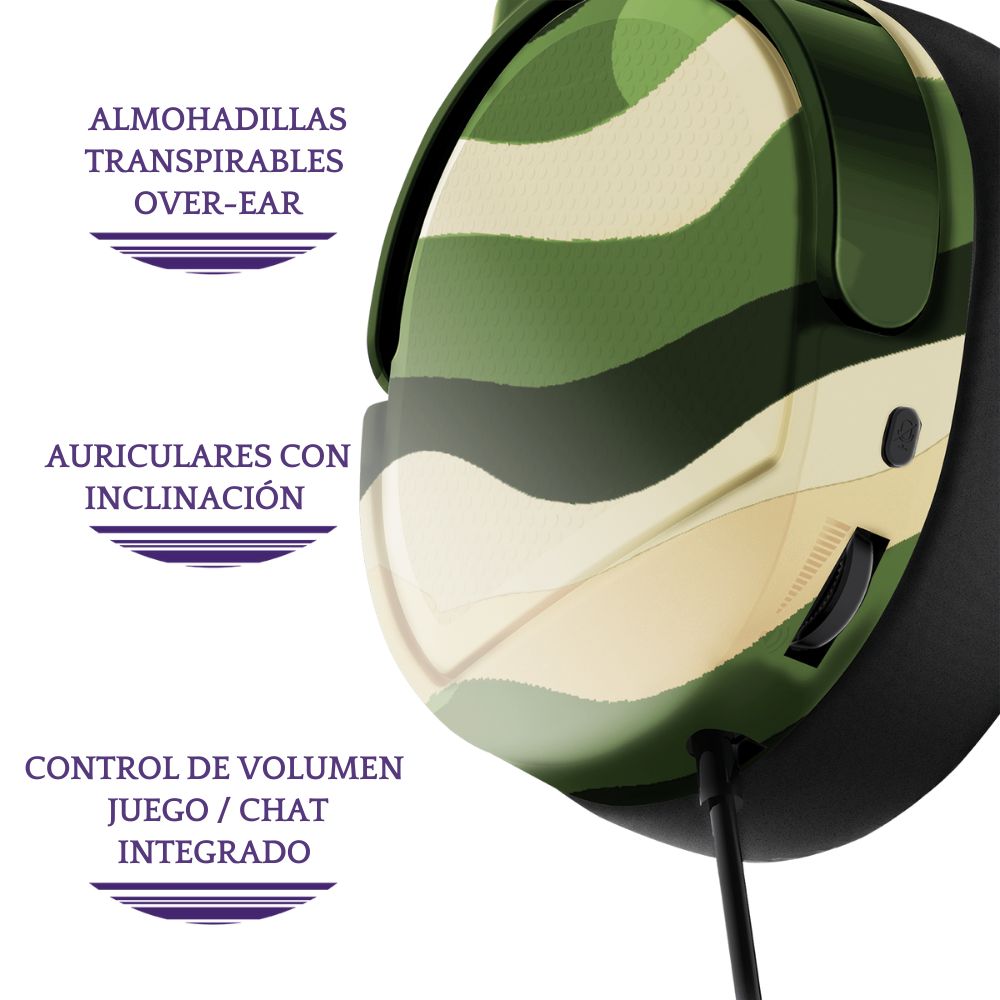 Foto 3 pulgar | Audífonos Alámbricos 4gamers Verdes para Ps4