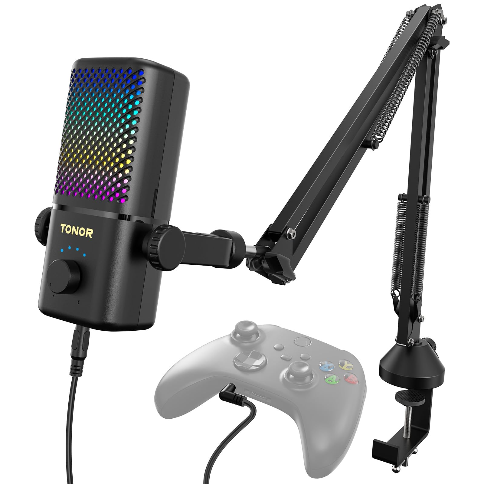 Micrófono Para Juegos Tonor Tcx3+ Compatible Con Xbox Con Rgb Y 30h Bat - Venta Internacional.