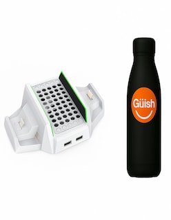 Foto 1 | Base Ventilador Para Xbox Series S Con 2 Pilas Recargables + Gratis Termo Güish De Regalo
