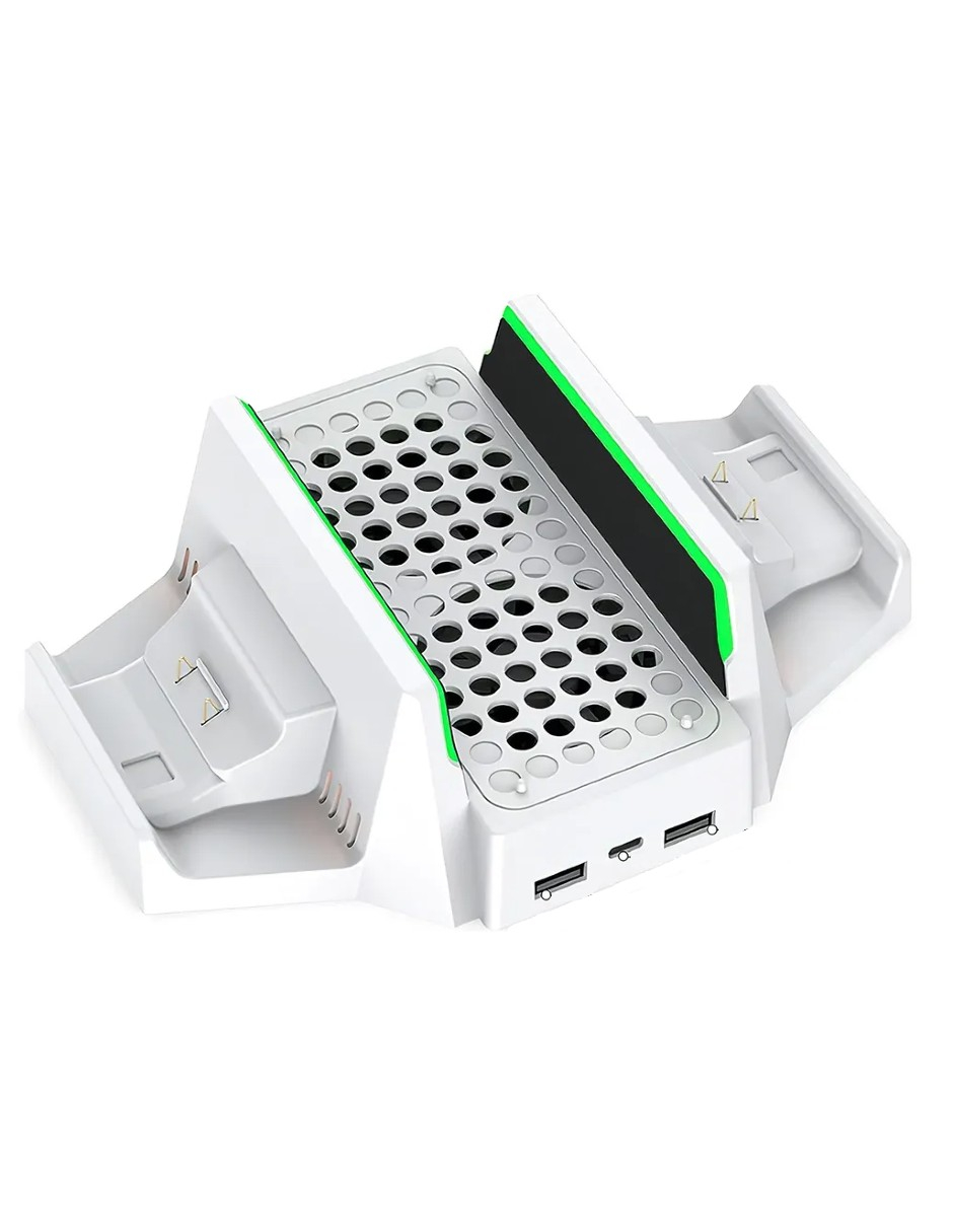 Foto 3 pulgar | Base Ventilador Para Xbox Series S Con 2 Pilas Recargables + Gratis Termo Güish De Regalo