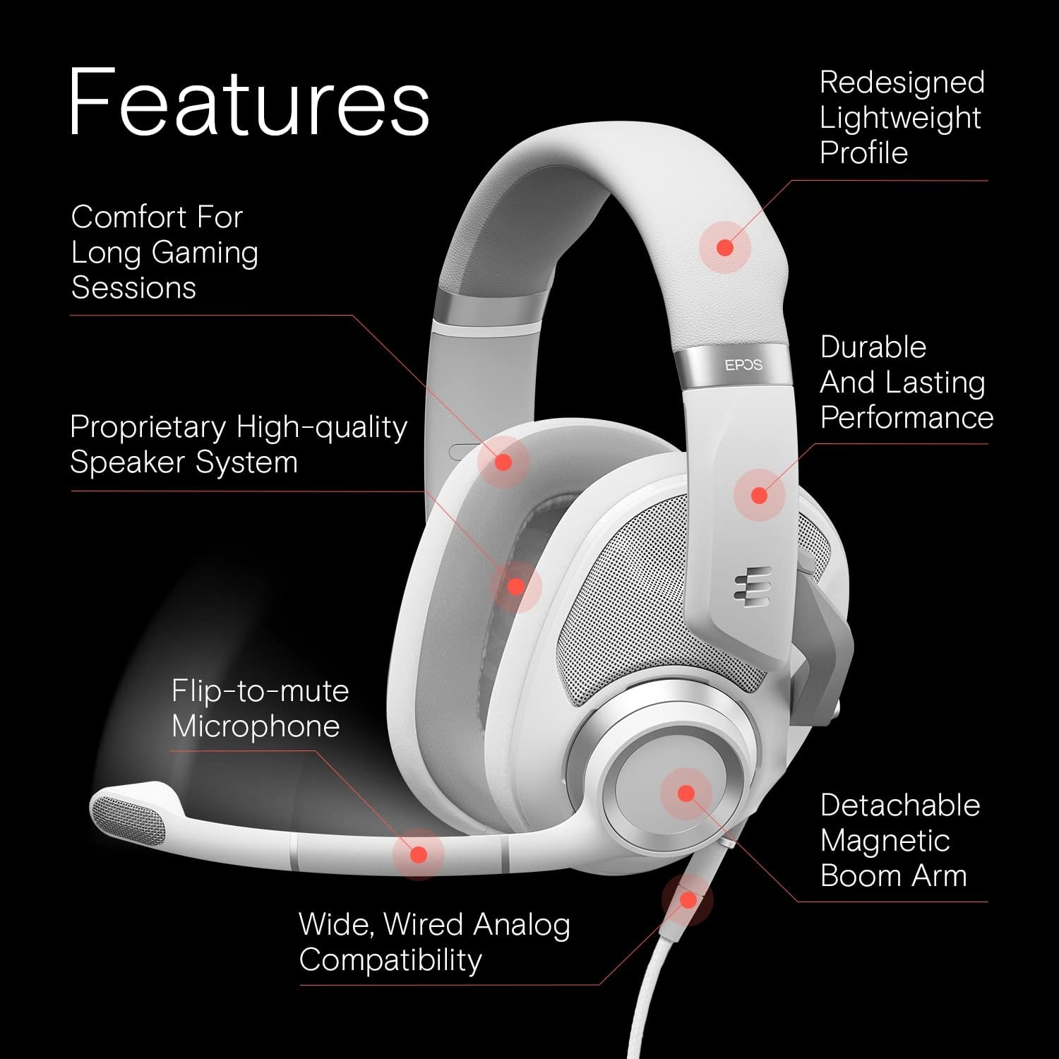 Foto 3 pulgar | Auriculares Para Juegos Epos H6pro Open Acoustic Con Micrófono Xbox Ps4 Ps5 Pc - Venta Internacional.
