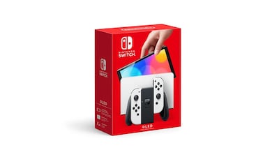 Foto 4 | Consola Nintendo Switch Oled Blanco 64GB y Juego Super Mario Deluxe