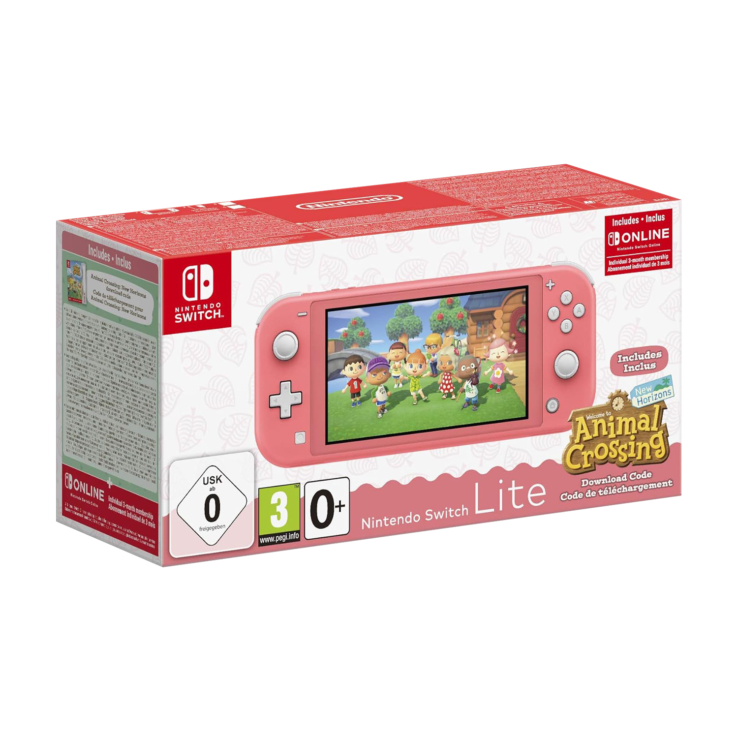 Foto 5 pulgar | Consola Nintendo Switch Lite 32gb Animal Crossing Coral