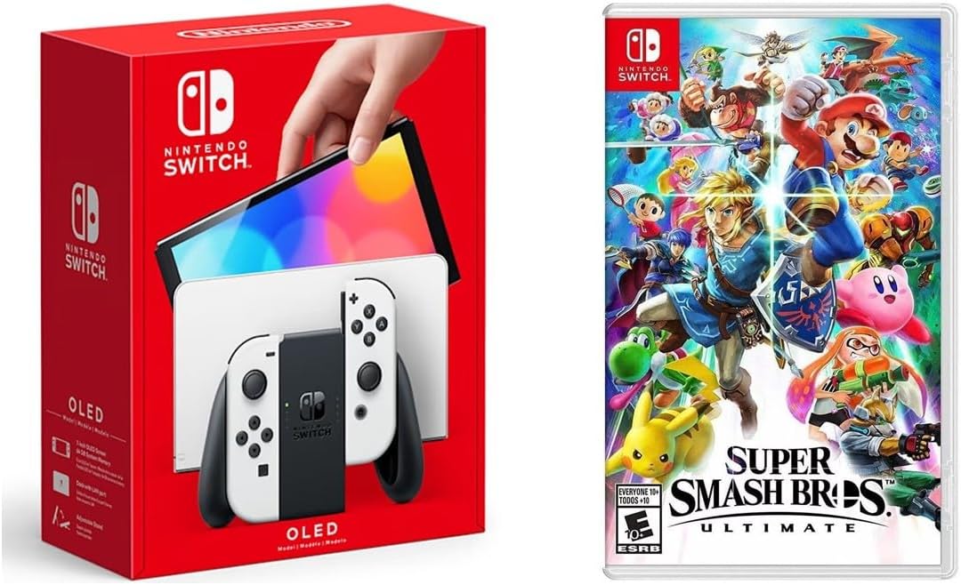 Foto 1 | Consola Nintendo Switch Oled con Videojuego Super Smash Bros