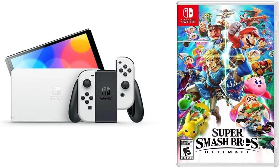 Foto 3 pulgar | Consola Nintendo Switch Oled con Videojuego Super Smash Bros