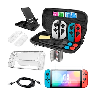 Foto 2 | Nintendo Switch Oled 64GB Neon Más Kit Accesorios 22 en 1