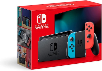 Foto 1 | Nintendo Switch Nintendo Con Pantalla Lcd Joy‑con De 6,2 Pulgadas En Azul Neón Y Rojo Neón - Venta Internacional.