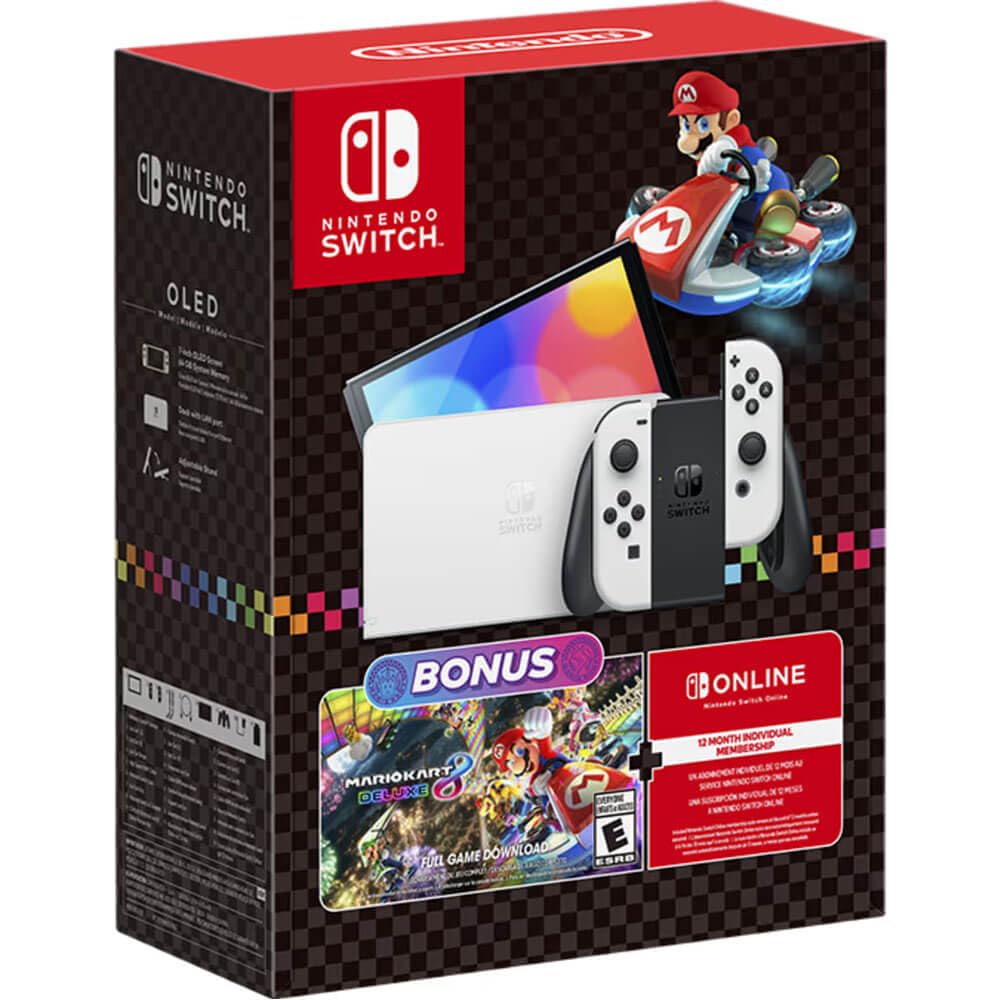Foto 2 pulgar | Consola Nintendo Switch Oled Ninoldmarbun Con Mario Kart 8 - Venta Internacional.