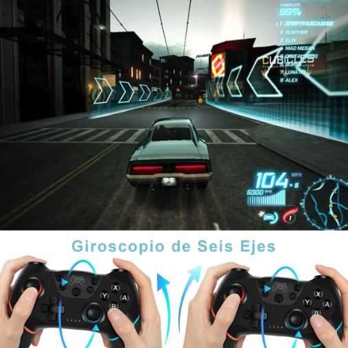 Foto 4 pulgar | Control Inalámbrico Xtellar Para Nintendo Switch Color Negro